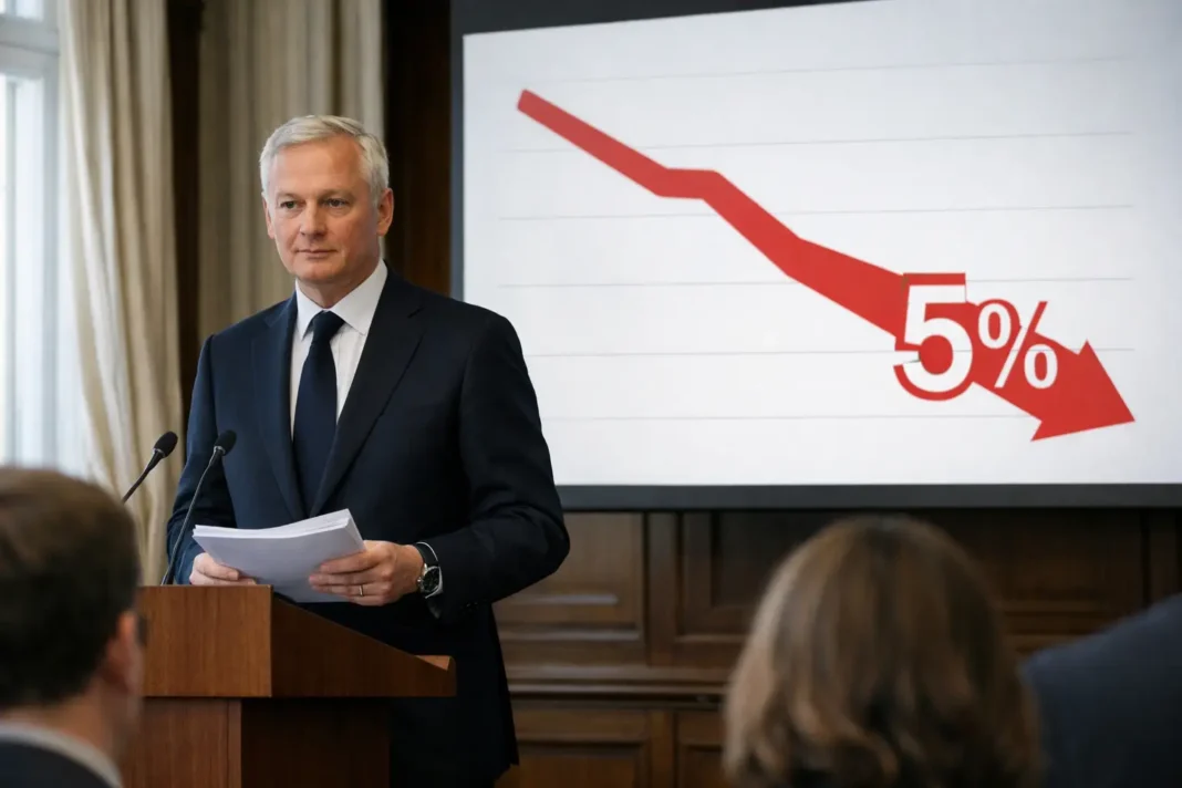 Déficit public : la cible de 5% sous forte pression