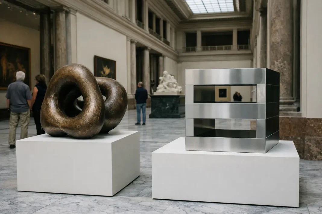 Tapta confrontée à Donald Judd : regards croisés au Musées royaux de Bruxelles